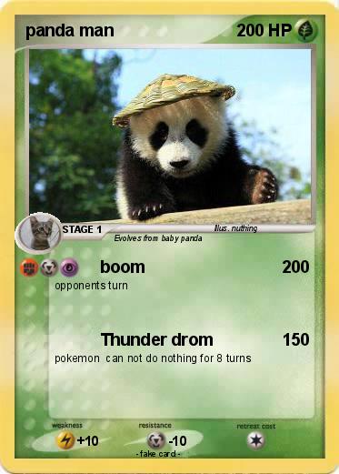 Pokemon panda man