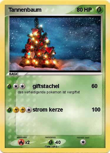 Pokemon Tannenbaum