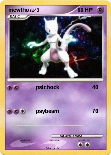 Pokemon mewtho