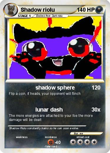 Pokemon Shadow riolu