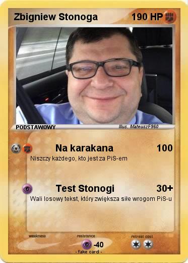 Pokemon Zbigniew Stonoga