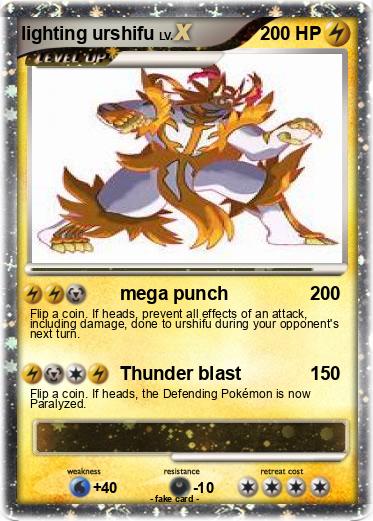 Pokemon lighting urshifu