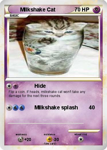 Pokemon MIlkshake Cat