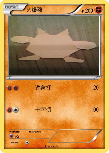 Pokemon 火爆猴