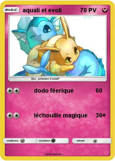 Pokemon aquali et evoli