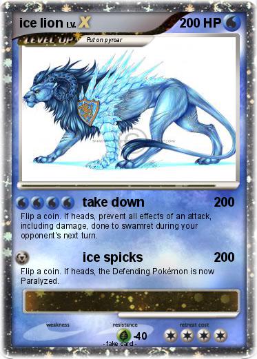 Pokemon ice lion