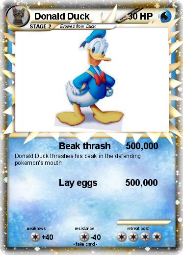 Pokemon Donald Duck