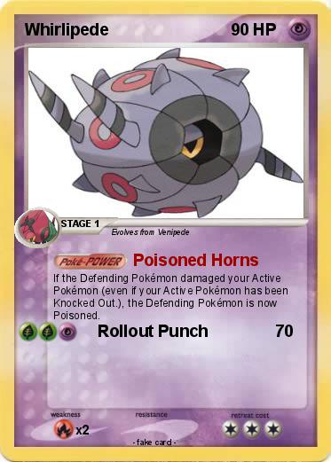 Pokemon Whirlipede