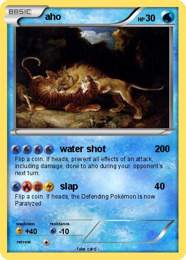 Pokemon aho