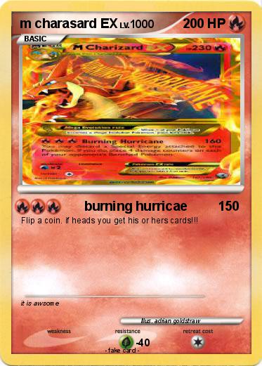 Pokemon m charasard EX