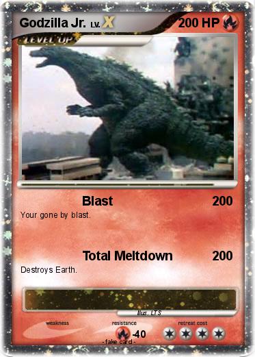 Pokemon Godzilla Jr.
