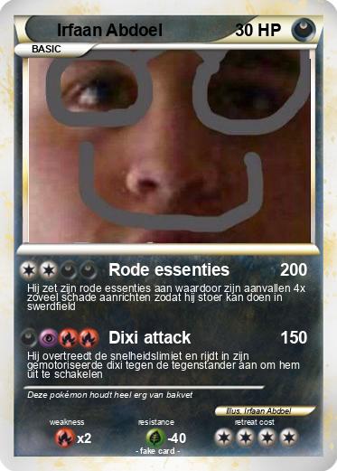 Pokemon Irfaan Abdoel