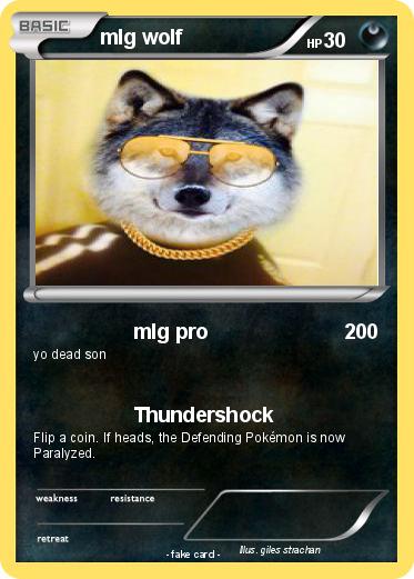 Pokemon mlg wolf