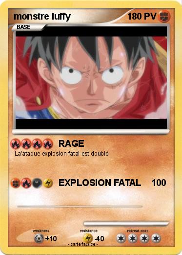Pokemon monstre luffy