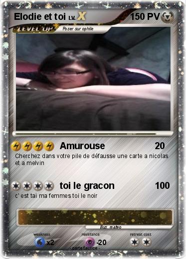 Pokemon Elodie et toi