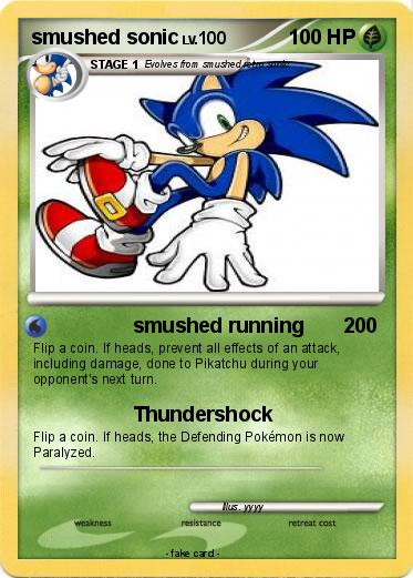 Pokemon smushed sonic