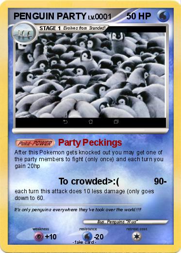 Pokemon PENGUIN PARTY