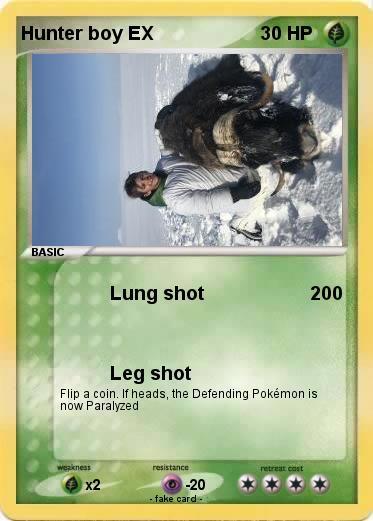 Pokemon Hunter boy EX