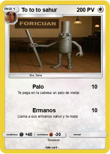 Pokemon To to to sahur