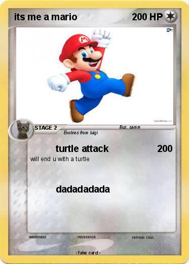Pokemon its me a mario