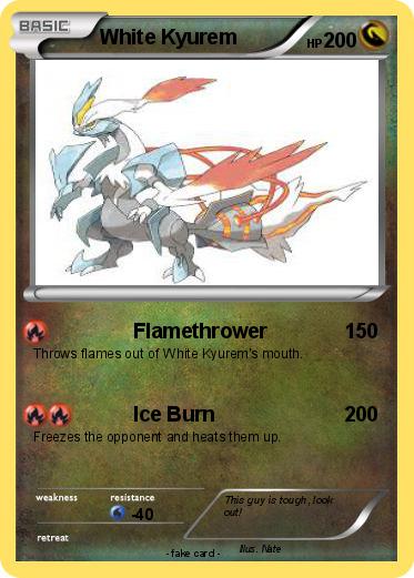 Pokemon White Kyurem