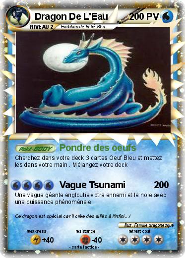 Pokemon Dragon De L'Eau