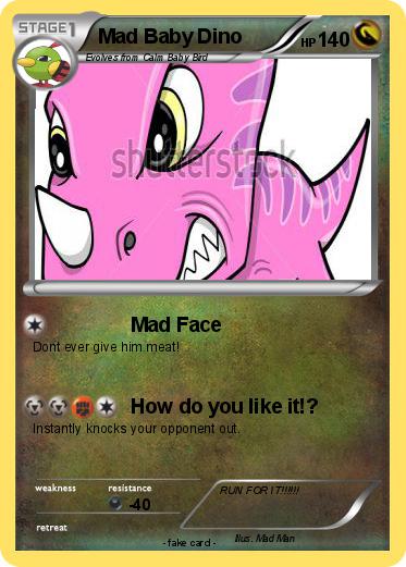 Pokemon Mad Baby Dino