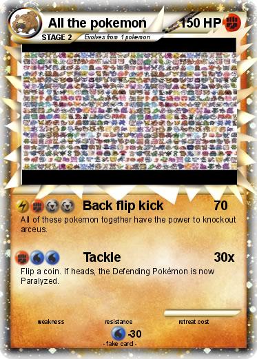 Pokemon All the pokemon