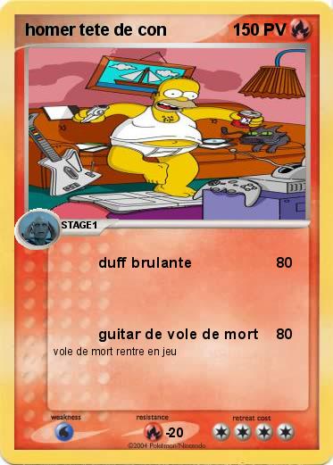 Pokemon homer tete de con 