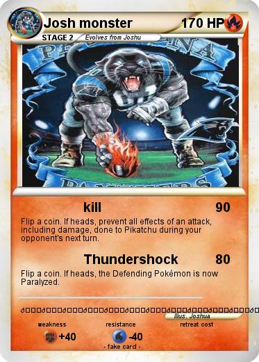 Pokemon Josh monster