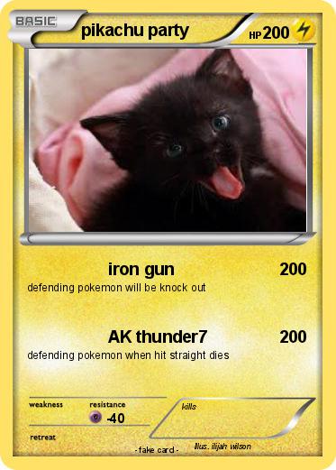 Pokemon pikachu party