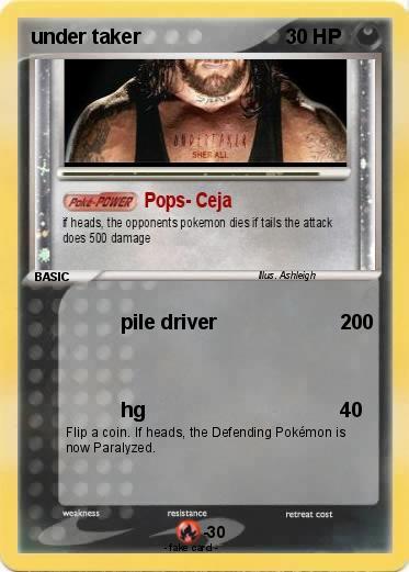 Pokemon under taker