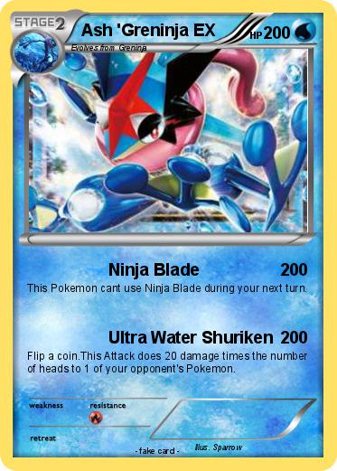 Pokemon Ash 'Greninja EX