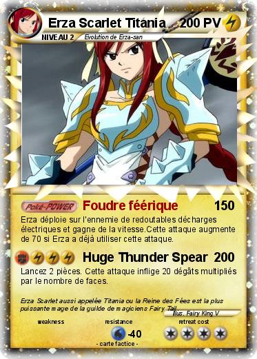 Pokemon Erza Scarlet Titania