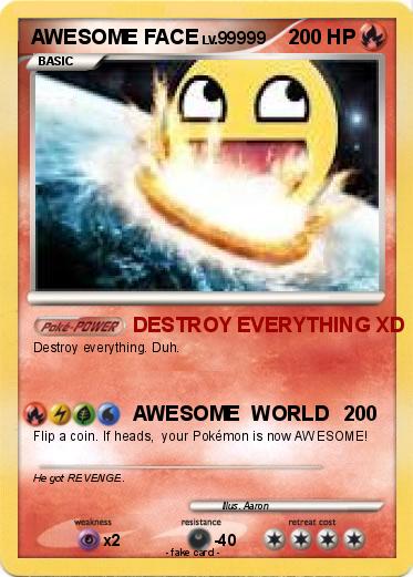Pokemon AWESOME FACE
