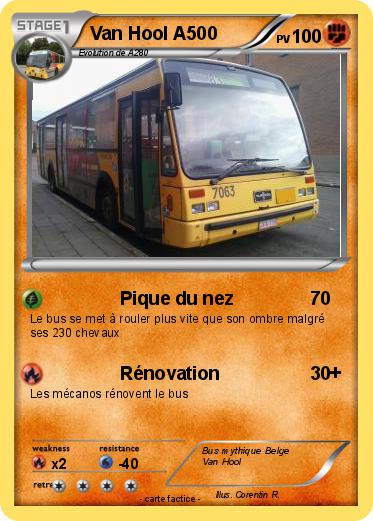 Pokemon Van Hool A500