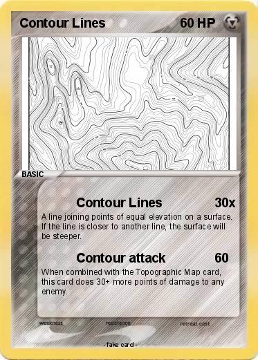 Pokemon Contour Lines