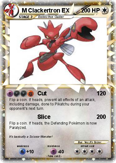 Pokemon M Clackertron EX