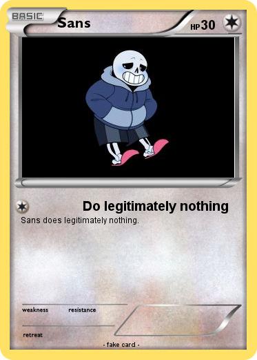 Pokemon Sans