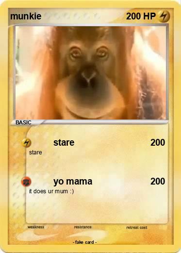Pokemon munkie