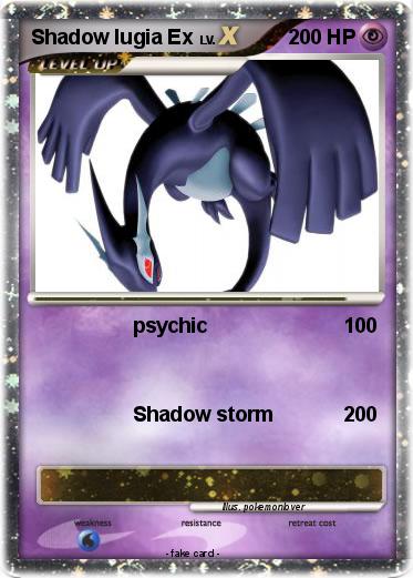 Pokemon Shadow lugia Ex