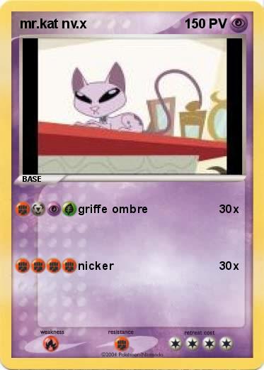 Pokemon mr.kat nv.x