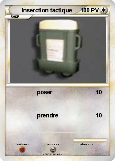 Pokemon inserction tactique