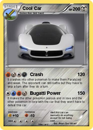 Pokemon Cool Car