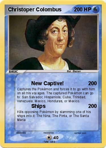 Pokemon Christoper Colombus