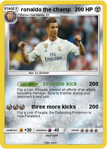 Pokemon ronaldo the champ
