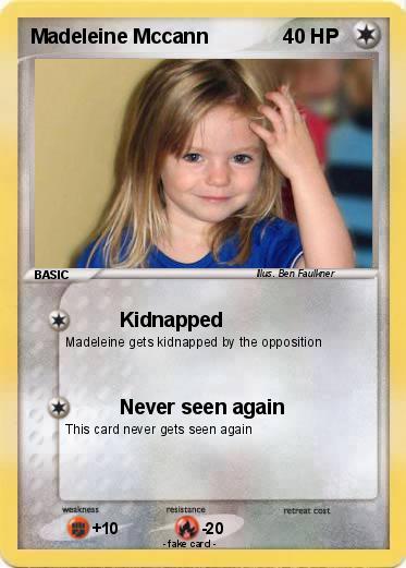 Pokemon Madeleine Mccann