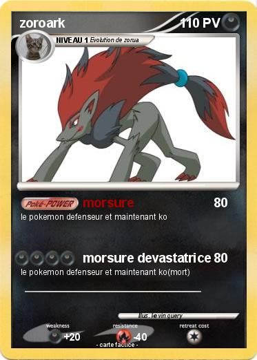 Pokemon zoroark