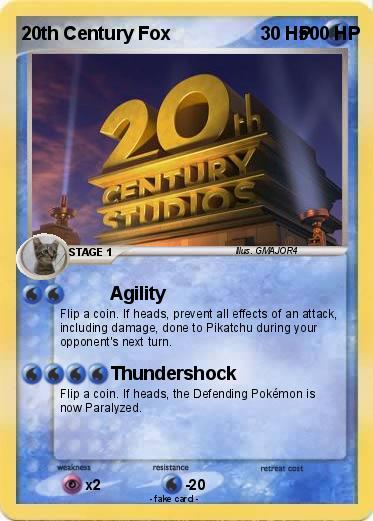 Pokemon 20th Century Fox                         500 HP