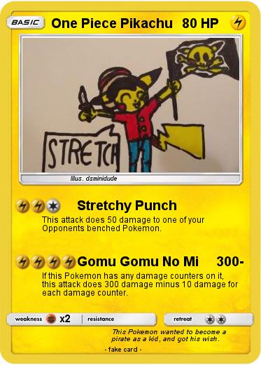 Pokemon One Piece Pikachu